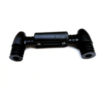 Handlebar Computer Mount for Tri-Bar Adjustable Nylon Black Bevato BCN223