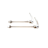 Skewers Cycling MTB CrMo Axle Anodised Satin Finish Bevato BQR001 Silver