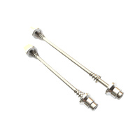 Skewers Road Bike Titanium/Alloy Security Fits most Trainers Silver BQR003