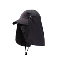 Cap Light Weight with Removable Face mask and Rear Cover
