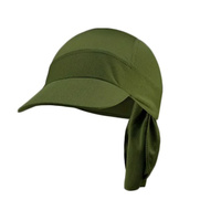 Cycling Cap Light Weight Tie Up Dark Green