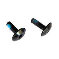 Crank Bolts For BMX Cranks M8 x 1mm Steel Black Domed Head SS-B3