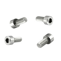 Bottle Bidon Cage Bolts Steel (2 x Pair) M5 x 12mm 