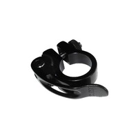 Seat Post Clamp Anodised 25.4mm Quick Release CC-301 Black