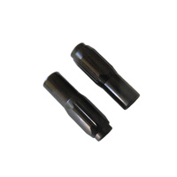 Gear Cable Adjusters Pair In Line Black Coloury CL4204