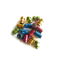 Cable Frame Protector (2 sizes) O-ring Type Anodised Alloy/Nylon (10 pcs)