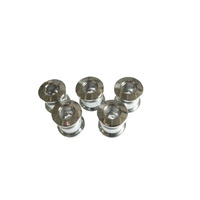 Chainring Bolt Set Single Long 5.5mm Steel Chrome Saint