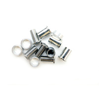 Chainring Bash Guard Bolt and Spacer (Set of 5) Chrome Shun