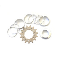 Conversion Kit Single Speed 15T (12T-19T available) for Shimano 7-11 Spd Silver
