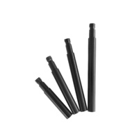 Valve Extensions Extenders Presta CNC Anodised T-Type Pair 4 Sizes Black Celt