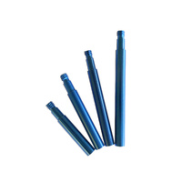 Valve Extensions Extenders Presta CNC Anodised T-Type Pair 4 Sizes Blue Celt