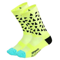 Socks Cycling Summer Breathable EU 39 - 46 DH Sports Green Triangle