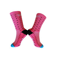 Socks Cycling Summer Breathable EU 39 - 46 DH Sports Spotty Pink