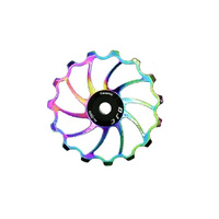 Jockey Wheel Shimano/Sram Type D/R 15T Alloy 4/5/6mm Ceramic Bearing DJC Rainbow