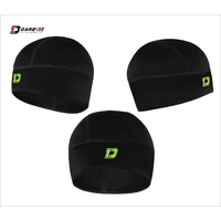Skull Cap Beanie Winter with Windproof Headband Black DVA014