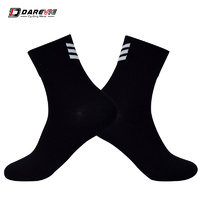 Socks Unisex Breathable Darevie Black/White Chevron 38 - 45