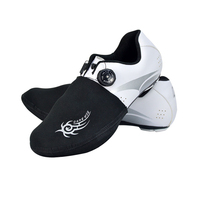 Toe Covers Neoprene Windproof Darevie Black Reflective Logo DVA037