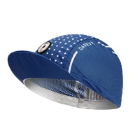 Cycling Cap Light Weight Darevie Blue/White Spots DVA040