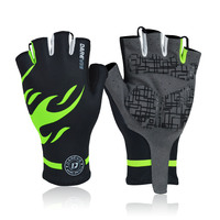 Gloves Mens Darevie Lycra/Arama TT/Aero Black/Green DVG004