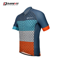 Jersey Short Sleeve Mens Small Fit Blue/Orange/Grey 4X-Large
