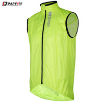 Windproof Wind Vest Gilet Darevie Green Hi-Vis DVJ144