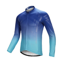 Jersey Long Sleeve Thermal Mens Small Fit Medium Blue Darevie DVJ181