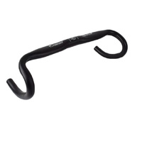 Handlebar Alloy 6061 Road Compact Flat Top 42cm x 31.8mm FMFXTR Black
