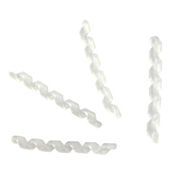 Cable Covers Spiral Wrap Silicone Rubber (set of 5) Clear