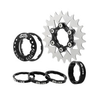 Conversion Kit Single Speed 22T for Shimano/Sram 7-11 Speed Silver/Black