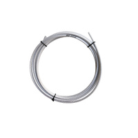 Gear Cable Set MTB/Road with Slick Stainless Mars One Braided Silver