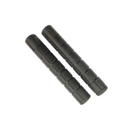 Grips Track Bicycle MTB Long Series 185mm PVC/Rubber Black Chern GP204LG