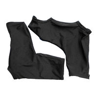 Shoe Covers Lycra - Plain Black with Zipper Goodstar GS124L S/M