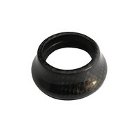 Carbon Headset Spacer 3k Tapered - Conical 15mm x 1-1/8" Gloss Prestine