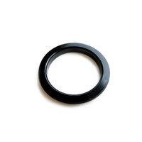 Headset Crown Race AL7075 Anodised 1.5" x 6.3mm Slotted with Seal Black H6413-1