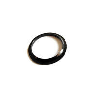 Headset Crown Race AL7075 Anodised 1.5" x 4.6mm Slotted Black H6420-1 RISK