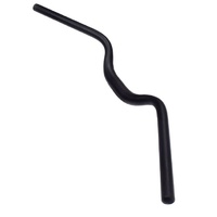 Handlebar MTB Comfort Riser 40° Sweep 31.8mm x 640mm Anodised Black FMF