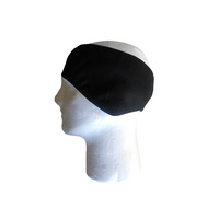 Ear Warmer/Head Band - Windbreak Fleece Stretch Fit Black Saint