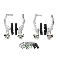 Brake Calipers Alloy MTB Linear Pull (V-Brake) Alhonga HJ-811AD2FR 110mm Silver 