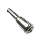 Head Stem Adaptor Alloy 22.2mm Quill x 1-1/8" Stem Polished Silver 
