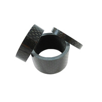 Carbon Headset Spacer Set 3k Weave 1" Gloss Prestine