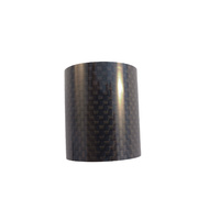 Carbon Headset Spacer 40mm x 1-1/8" x 35mm 3k Weave Gloss Prestine