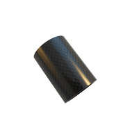 Carbon Headset Spacer 50mm x 1-1/8" x 35mm 3k Weave Gloss Prestine