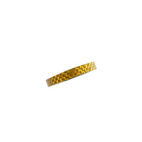 Carbon Headset Spacer 5mm x 1-1/8" Gold x 35mm 3k Weave Gloss Dorcus