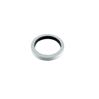 Carbon Headset Spacer White Painted 5mm x 1-1/8" x 35mm Gloss Bevato