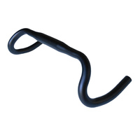 Handlebar Alloy 6061 DB Road Gravel Flared 40cm x 31.8mm LCH6068 Black