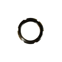 Lock Ring Track Cog CrMo Anodised 13T and up Left Hand Thread Black