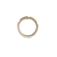 Lock Ring Track Cog Alloy Silver Anodised 13T Left Hand Thread Bulk Pack (12 Pieces)
