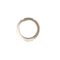Lock Ring Track Cog Alloy Anodised 13T Left Hand Thread Silver