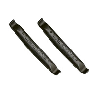 Tyre Levers Bicycle Nylon Composite Lezyne Pair Black with rubber sleeve
