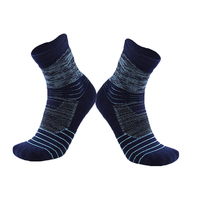 Socks Unisex 6" Winter Cotton Cycling Sports 41-47 Blue